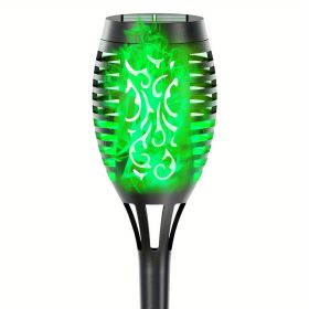 4/8/12pcs/pack Solar Outdoor Lights (Color: Green Light, size: 1pc)