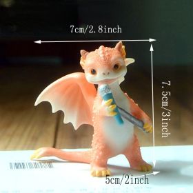 Cute Resin Dragon Statue (Items: Dragon With Microphone)