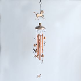 1pc Vintage Metal Butterfly Turtle Iron Owl Animal Wind Chime (Style: Horse)