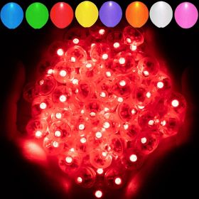 50PCS 9 Long Standby Time Mini Ball Light (Color: Red)