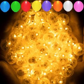 50PCS 9 Long Standby Time Mini Ball Light (Color: Yellow)