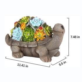 Cartoon Gnome Dwarf Statue Garden Lighting Waterproof (Emitting Color: H)