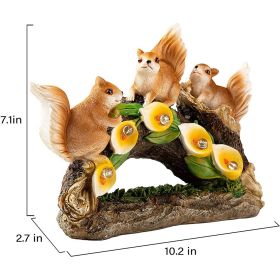 Cartoon Gnome Dwarf Statue Garden Lighting Waterproof (Emitting Color: G)