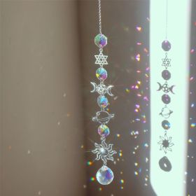 1pc; Colorful Crystals  Sun Catcher (Model: Planet Two)