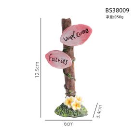 Fairy Garden Statue Miniatures (Color: BS38009)