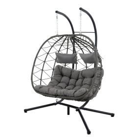 Egg Chair with Stand (Color: as Pic)