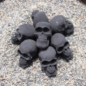 Ceramic Skulls for Fire Pit (Style: 7pcs 3inch)