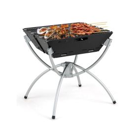Outdoor Travel Portable 3-in-1 Campfire Grill (Type: Grill, Color: Silver)