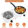 2000W Electric Double Burner Portable Coil