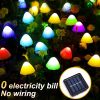 LED Outdoor Solar Garden Lights Waterproof Mushroom String