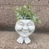 1pc Resin Planter Statue Vase