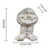 1pc Resin Planter Statue Vase