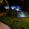 2Pcs Solar Powered Starburst Lights 240 LEDs Firework Lamp
