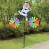 Three-dimensional Biker Animal Fabric Windmill