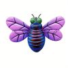 1pc/4pcs, Metal Colorful Bee Wall Decor, Bee Metal Wall Decor