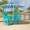 Patio Bar Stools Adirondack Arm Chairs Set of 2