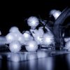 LEDs Snow Pompon Fairy Dandelion String Lights