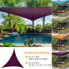 13.12ft Shade Sail Patio Cover Shade Shelter Triangle Cover