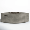 12" H Fiber Reinforced Concrete Outdoor Fire Pit Table