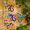 1pc/4pcs Metal Gecko Wall Decor, Plaques & Wall Art,