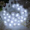 LEDs Snow Pompon Fairy Dandelion String Lights