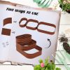 Outsunny 3-Tier Galvanized Steel Raised Garden Bed Kit, 62.25" x 43" x 32.25", 3 Combining Planter Boxes with Rubber Strip Edging