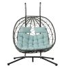 2 Persons Egg Chair with Stand