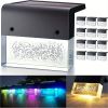 4pcs/6pcs/8pcs/10pcs/12pcs Solar Wall Lights