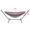 Free shipping  Hammock & Steel Frame Stand Swing Chair Home/Outdoor Backyard Garden Camp Sleep YJ