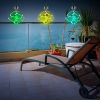 Spiral Spinner Solar Lights LED Color