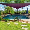 13.12ft Shade Sail Patio Cover Shade Shelter Triangle Cover