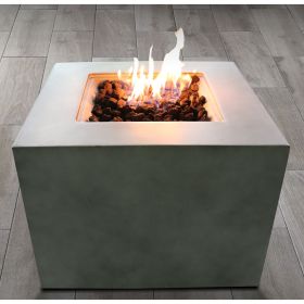 24'' H x 30'' W Concrete Outdoor Fire pit (Color: as Pic)