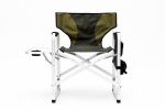 1-piece Padded Folding Outdoor Chair with Side Table and Storage Pockets,Lightweight