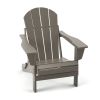 Folding Adirondack Chair;  Navy Blue