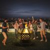 Outddor Patio Garden Beach Camping Bonfire Party Fire Pit With BBQ Grill