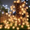 LEDs Snow Pompon Fairy Dandelion String Lights