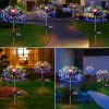 1 Pack Solar Firework Light Outdoor, With Stake