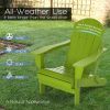 Folding Adirondack Chair;  Navy Blue