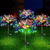 1 Pack Solar Firework Light Outdoor, With Stake