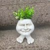 1pc Resin Planter Statue Vase