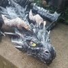 Squatting Dragon Sculpture