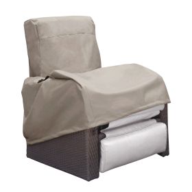 Outdoor Patio Furniture Chair Protective Storage Cover (Color: Khaki)