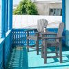 Patio Bar Stools Adirondack Arm Chairs Set of 2