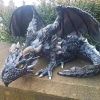 Squatting Dragon Sculpture