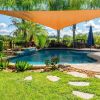 13.12ft Shade Sail Patio Cover Shade Shelter Triangle Cover