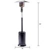 Outdoor Patio Propane Heater with Portable Wheels 47