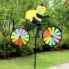 Three-dimensional Biker Animal Fabric Windmill