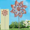 1pc Wind Spinner With Garden Stake; Kinetic Wind Spinners