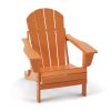 Folding Adirondack Chair;  Navy Blue