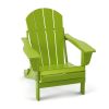 Folding Adirondack Chair;  Navy Blue